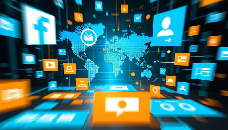 Digital marketing strategy concept with a focus on ad campaign management